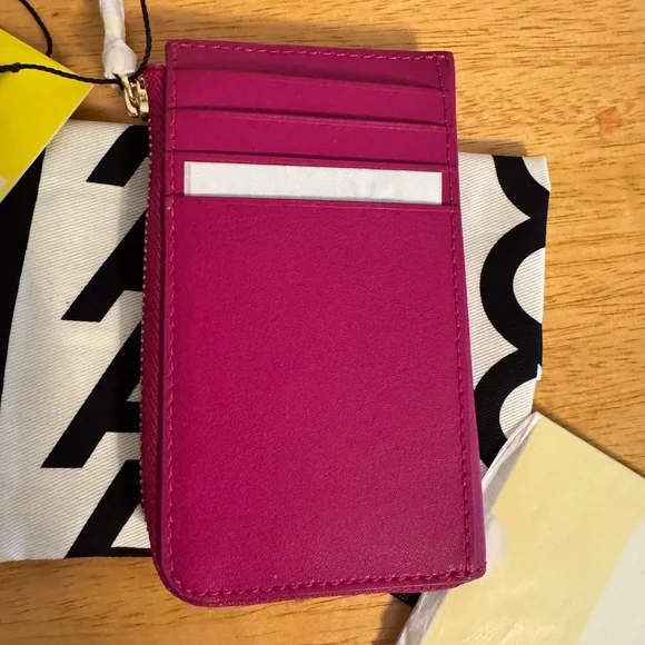 NWT Marc Jacobs Lipstick pink The J Marc Top Zip Multi Wallet - Picture 4 of 6